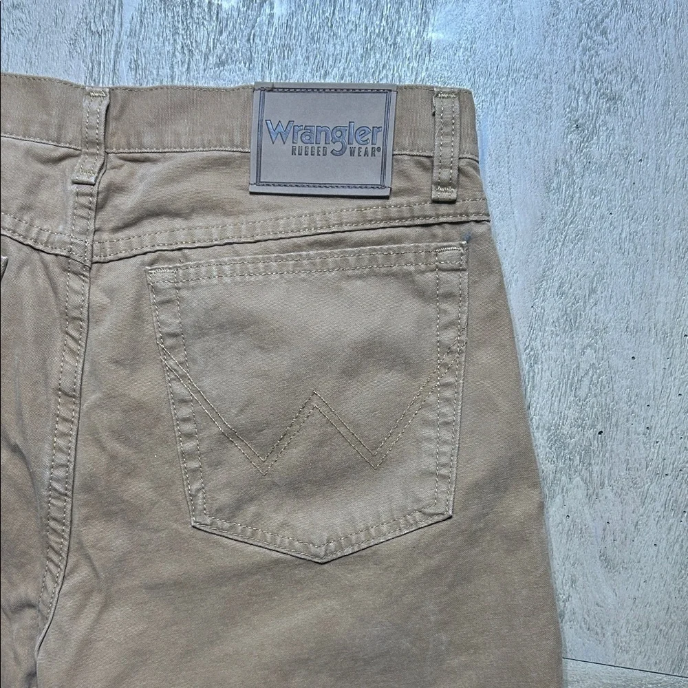 Wrangler Brown Casual Pants 33x30 - Picture 4 of 6